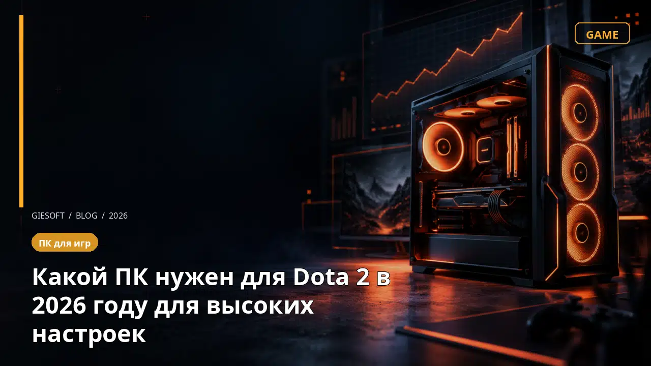 Какой ПК нужен для Dota 2 в 2026 году для высоких настроек