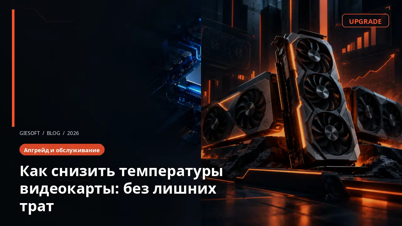Как снизить температуры видеокарты: без лишних трат