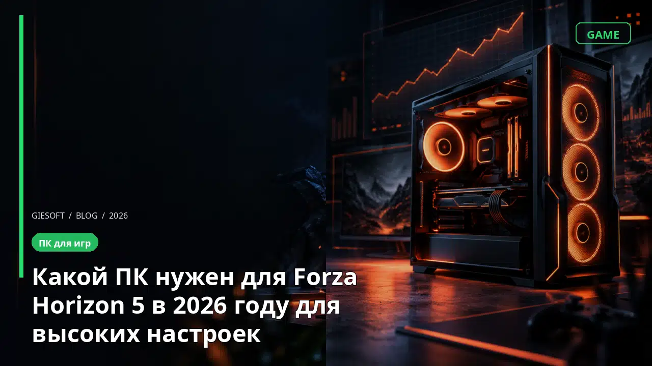 Какой ПК нужен для Forza Horizon 5 в 2026 году для высоких настроек