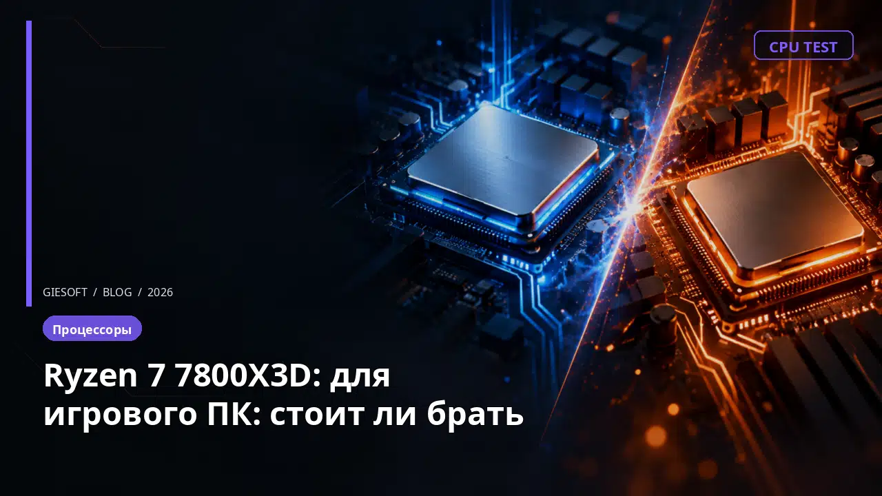 Ryzen 7 7800X3D: для игрового ПК: стоит ли брать