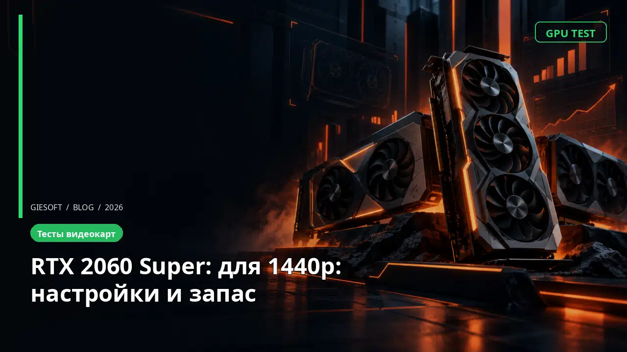 RTX 2060 Super: для 1440p: настройки и запас