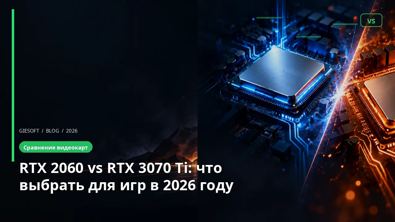 RTX 2060 vs RTX 3070 Ti: что выбрать для игр в 2026 году