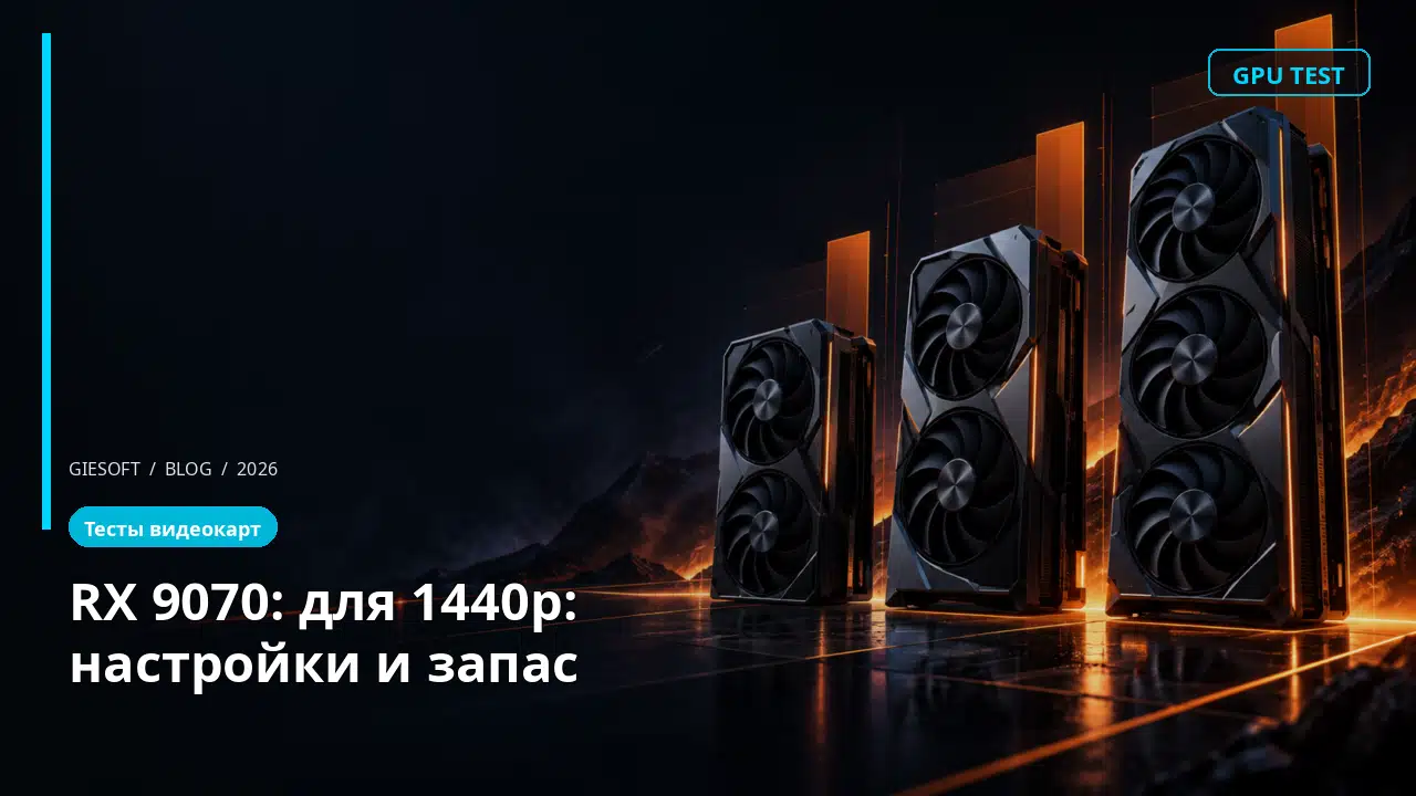 RX 9070: для 1440p: настройки и запас