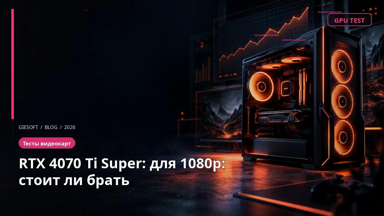 RTX 4070 Ti Super: для 1080p: стоит ли брать