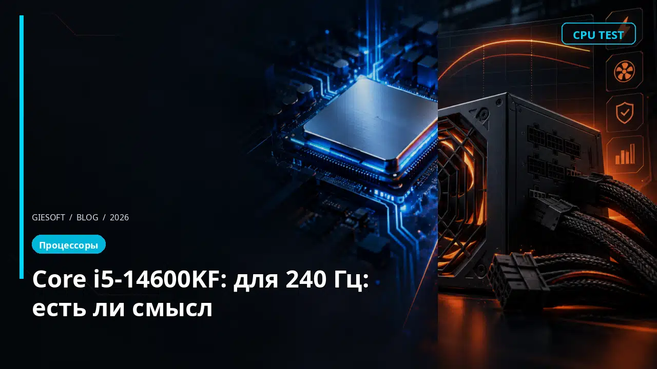 Core i5-14600KF: для 240 Гц: есть ли смысл