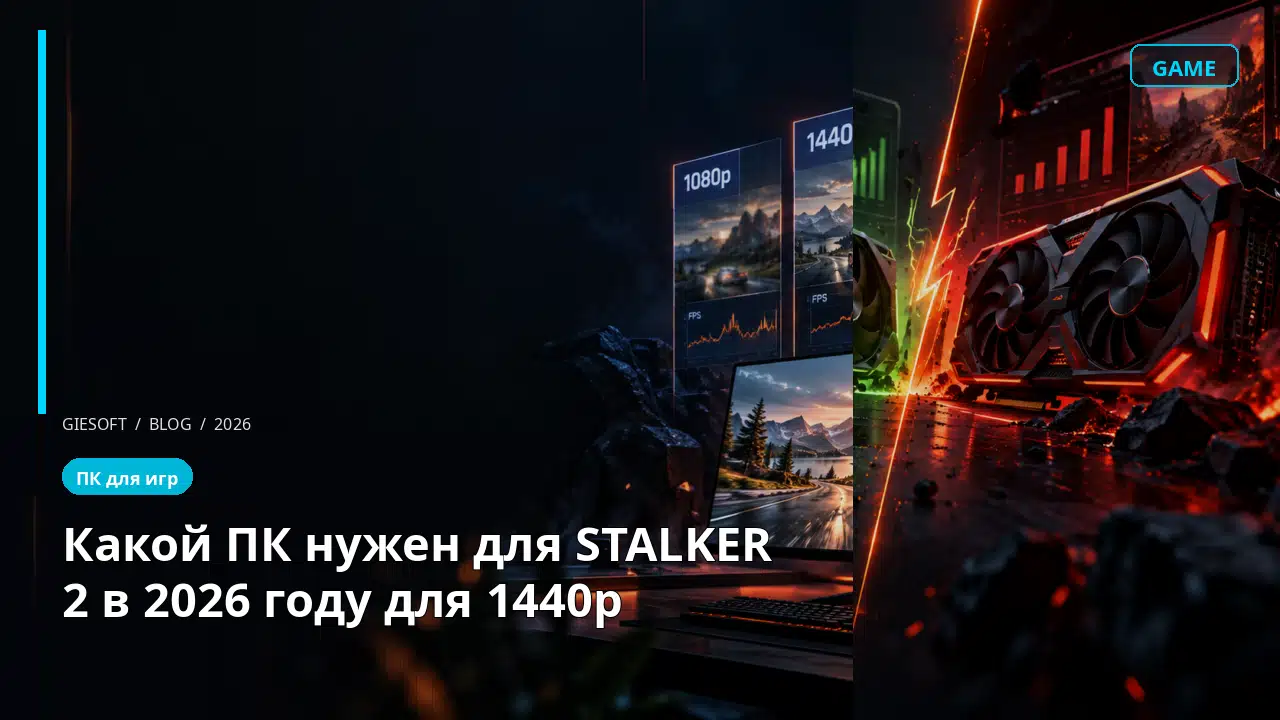 Какой ПК нужен для STALKER 2 в 2026 году для 1440p