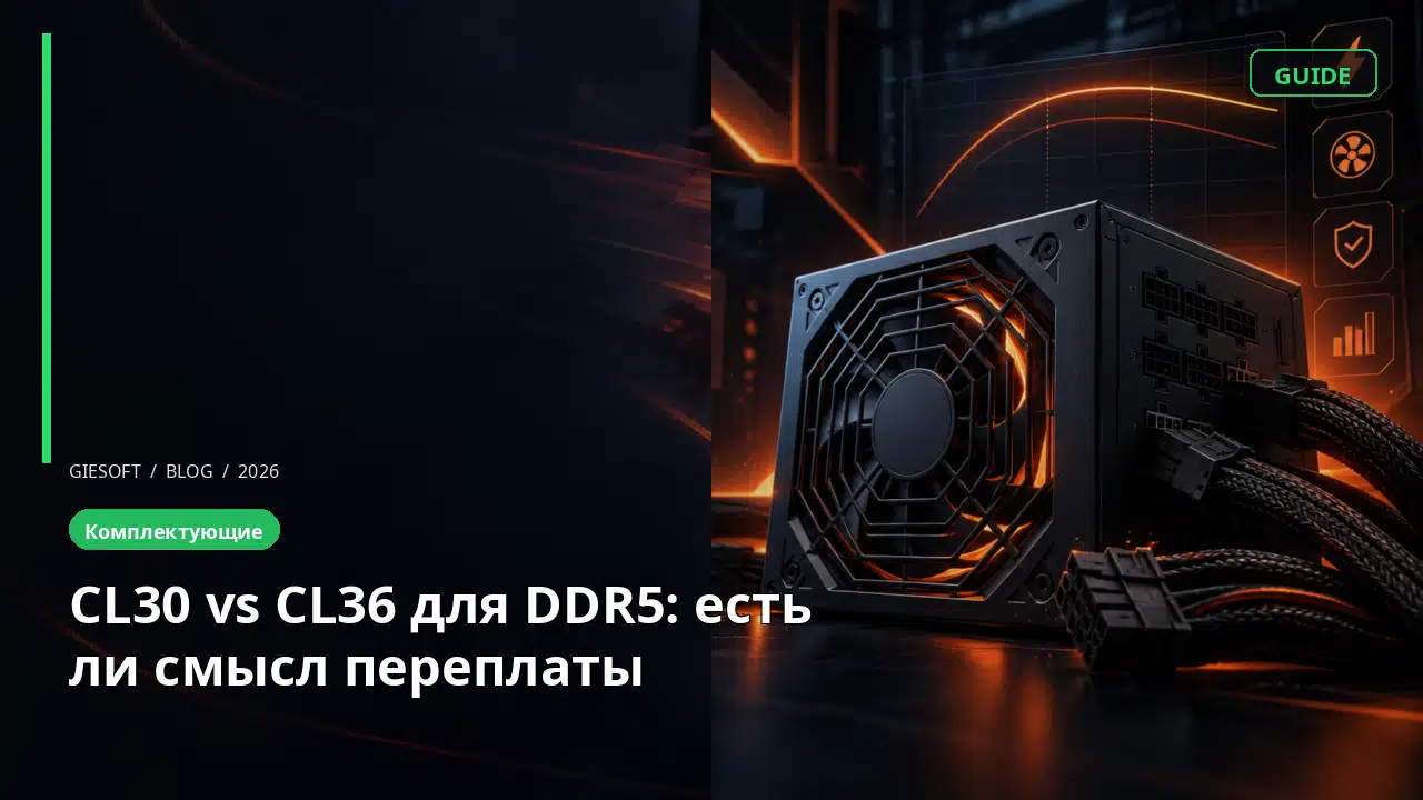 CL30 vs CL36 для DDR5: есть ли смысл переплаты