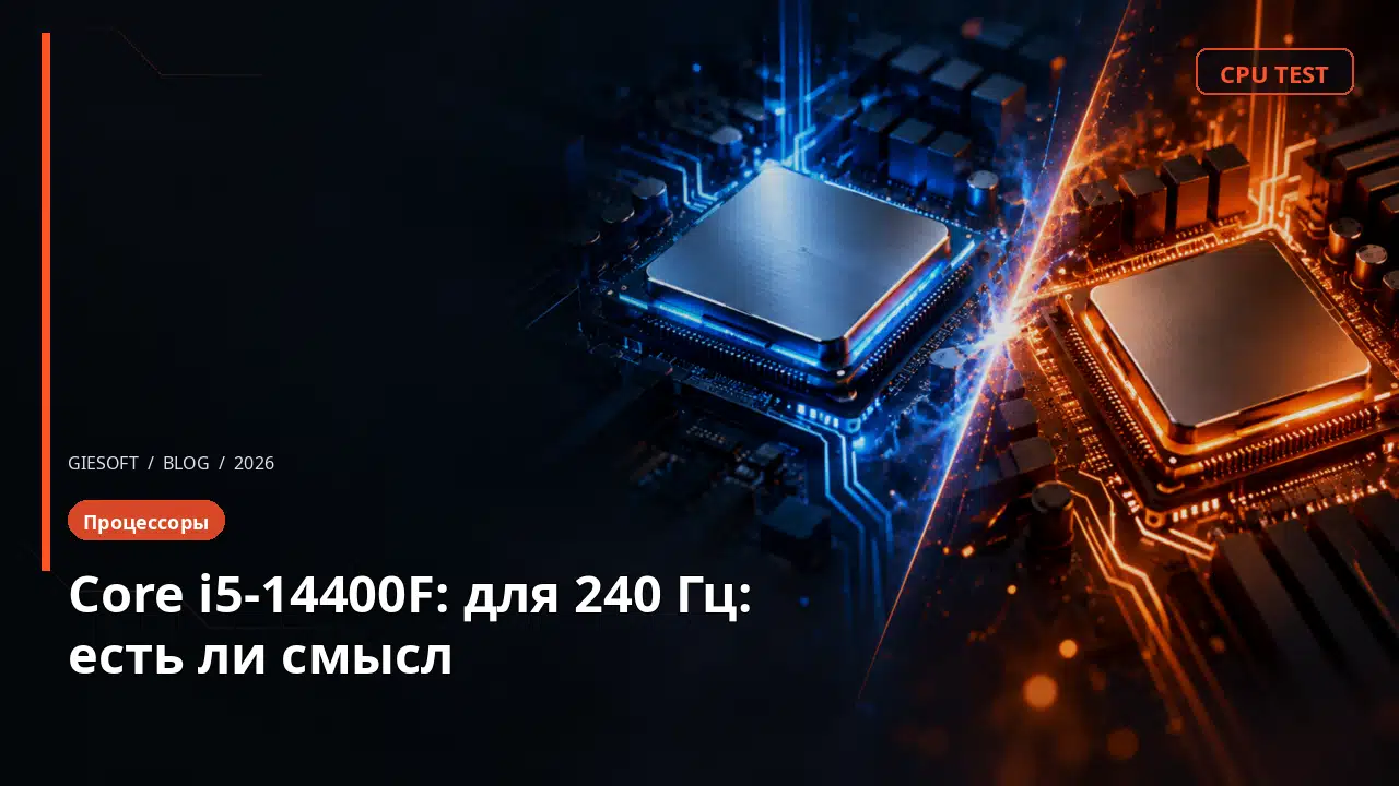 Core i5-14400F: для 240 Гц: есть ли смысл