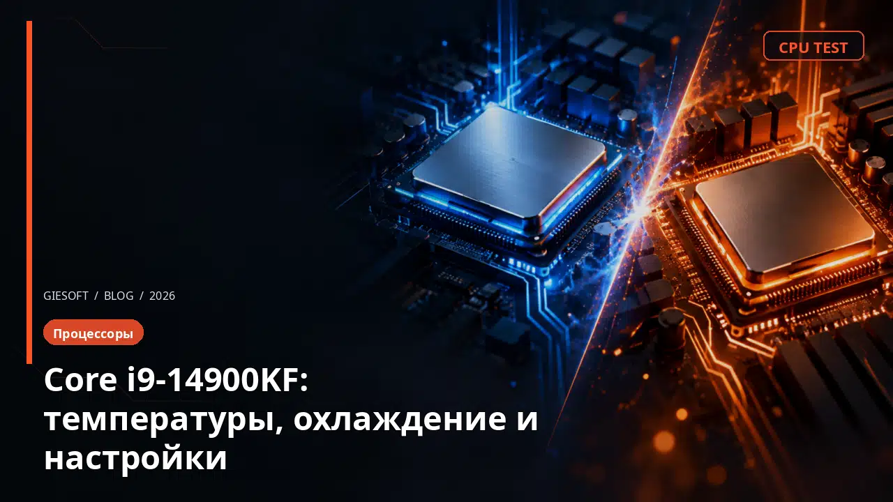 Core i9-14900KF: температуры, охлаждение и настройки