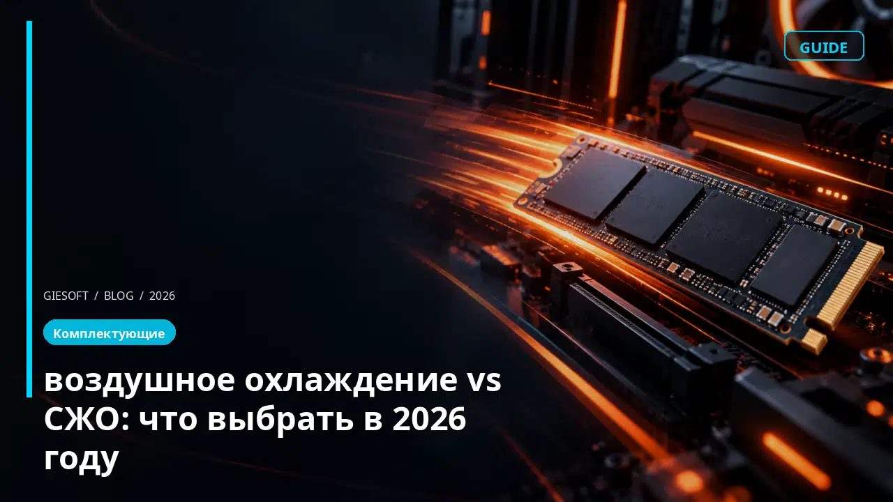 воздушное охлаждение vs СЖО: что выбрать в 2026 году
