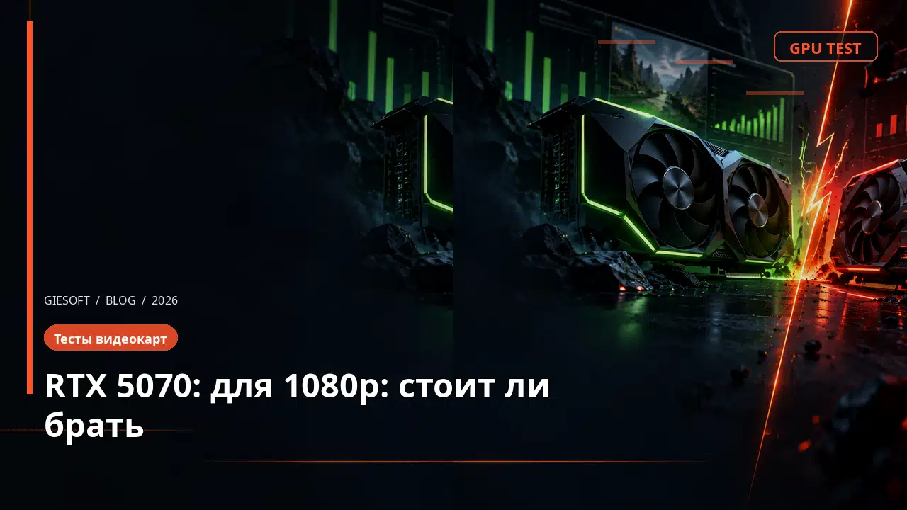 RTX 5070: для 1080p: стоит ли брать