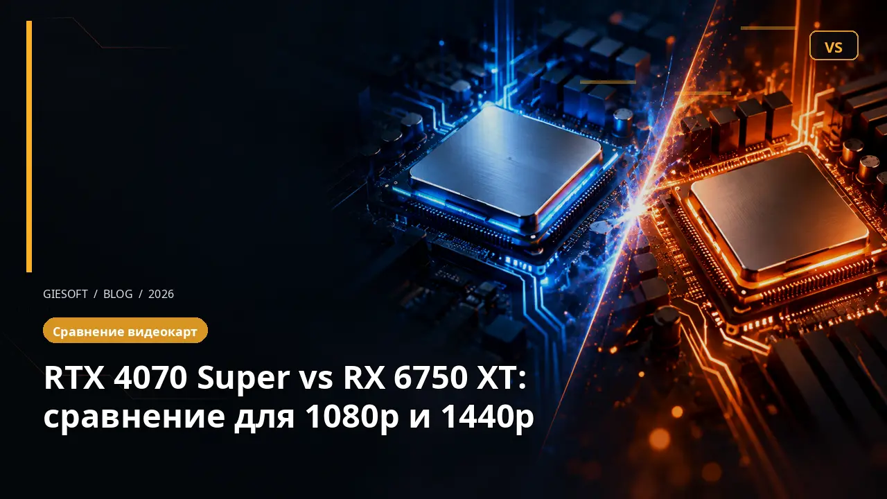 RTX 4070 Super vs RX 6750 XT: сравнение для 1080p и 1440p