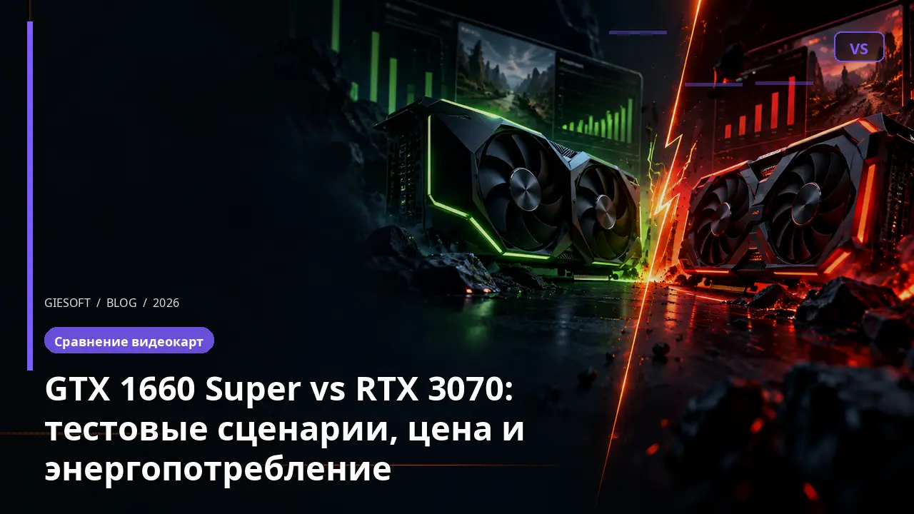 GTX 1660 Super vs RTX 3070: тестовые сценарии, цена и энергопотребление