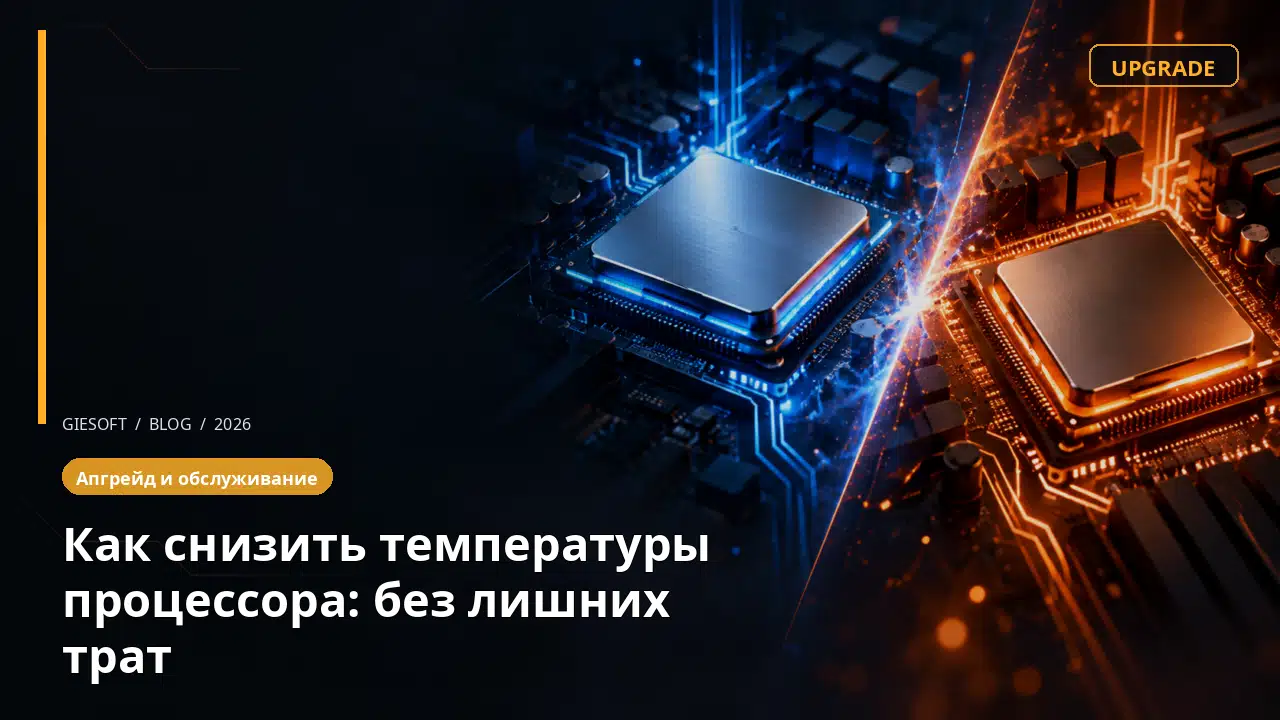 Как снизить температуры процессора: без лишних трат
