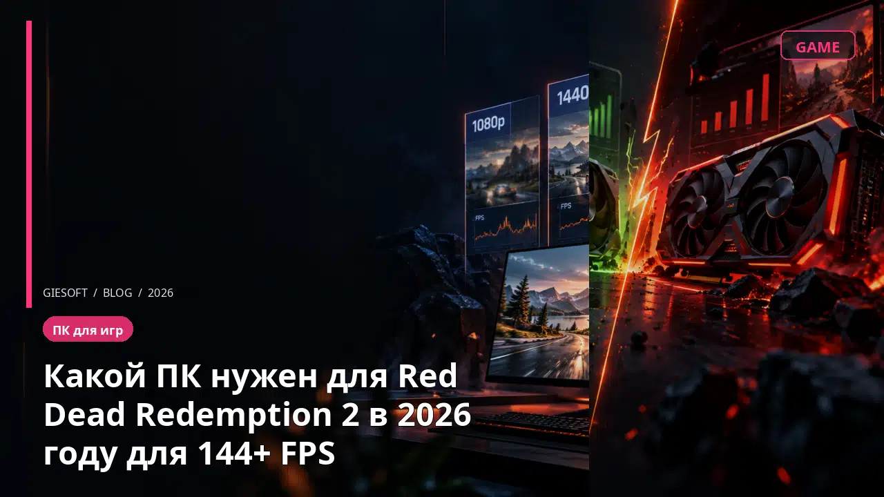 Какой ПК нужен для Red Dead Redemption 2 в 2026 году для 144+ FPS