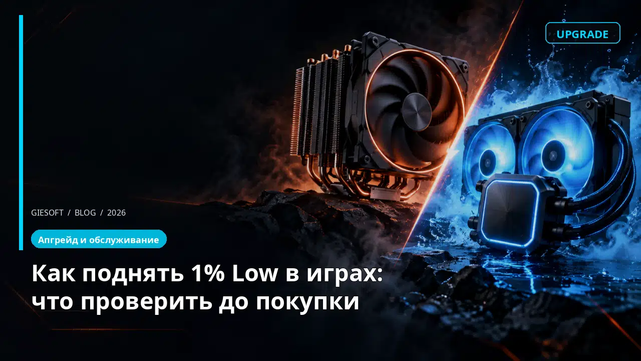 Как поднять 1% Low в играх: что проверить до покупки