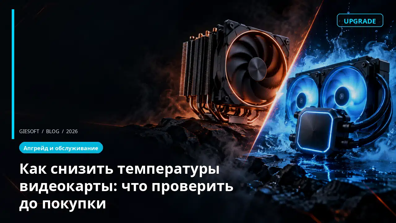 Как снизить температуры видеокарты: что проверить до покупки
