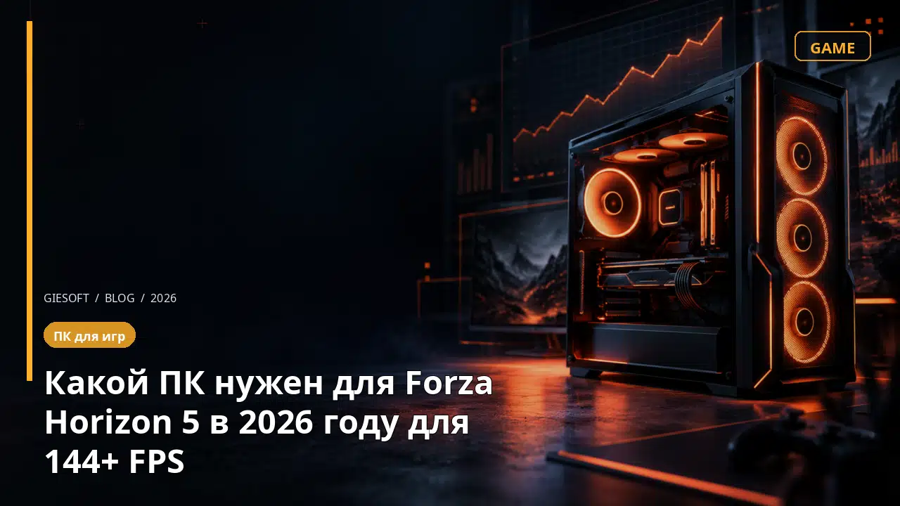 Какой ПК нужен для Forza Horizon 5 в 2026 году для 144+ FPS