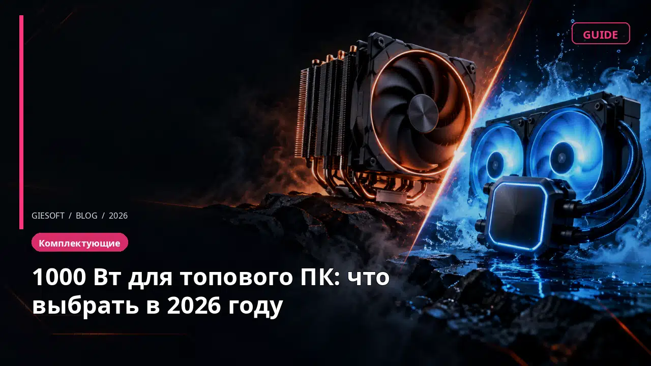 1000 Вт для топового ПК: что выбрать в 2026 году
