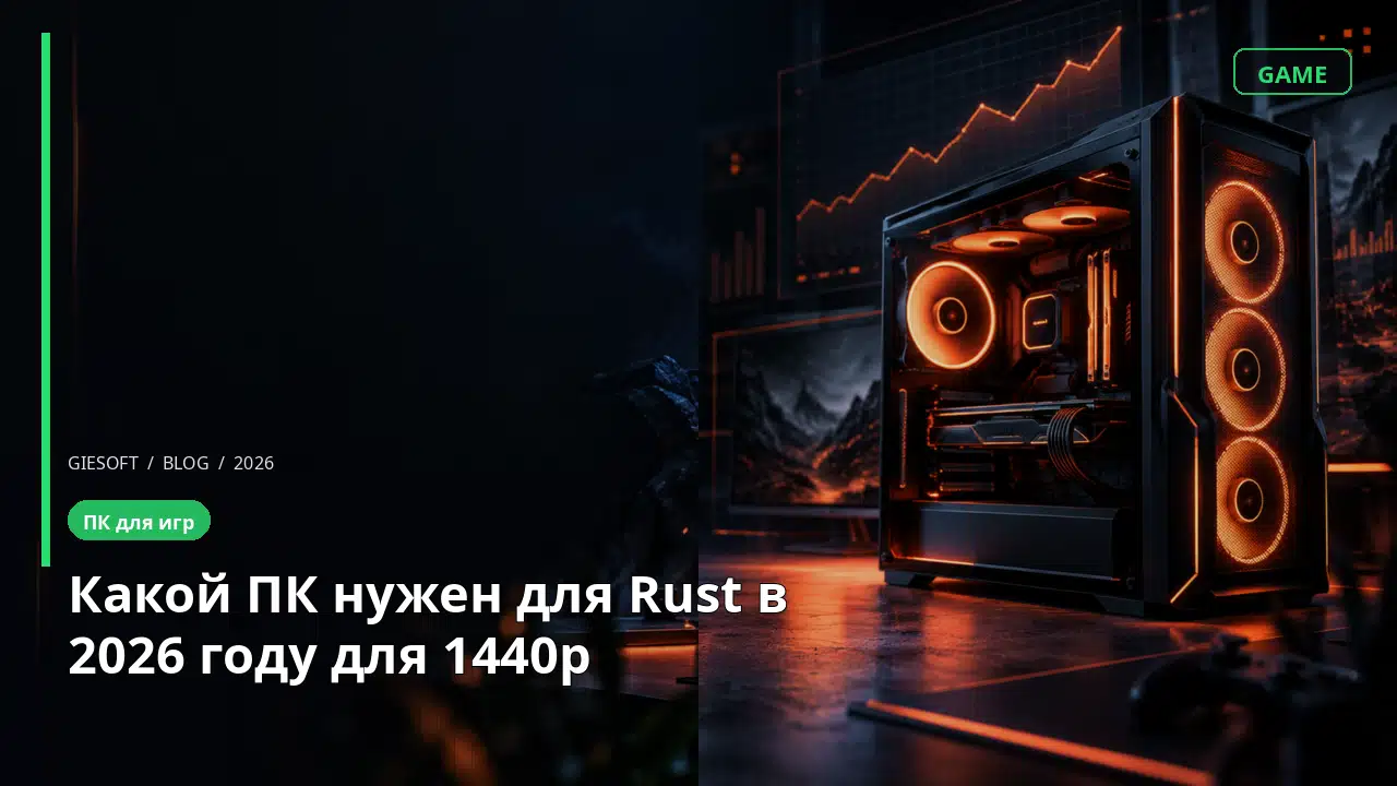 Какой ПК нужен для Rust в 2026 году для 1440p