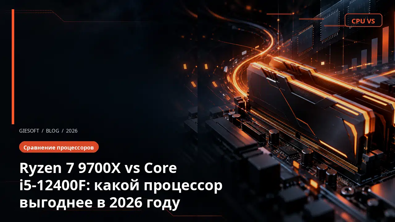 Ryzen 7 9700X vs Core i5-12400F: какой процессор выгоднее в 2026 году