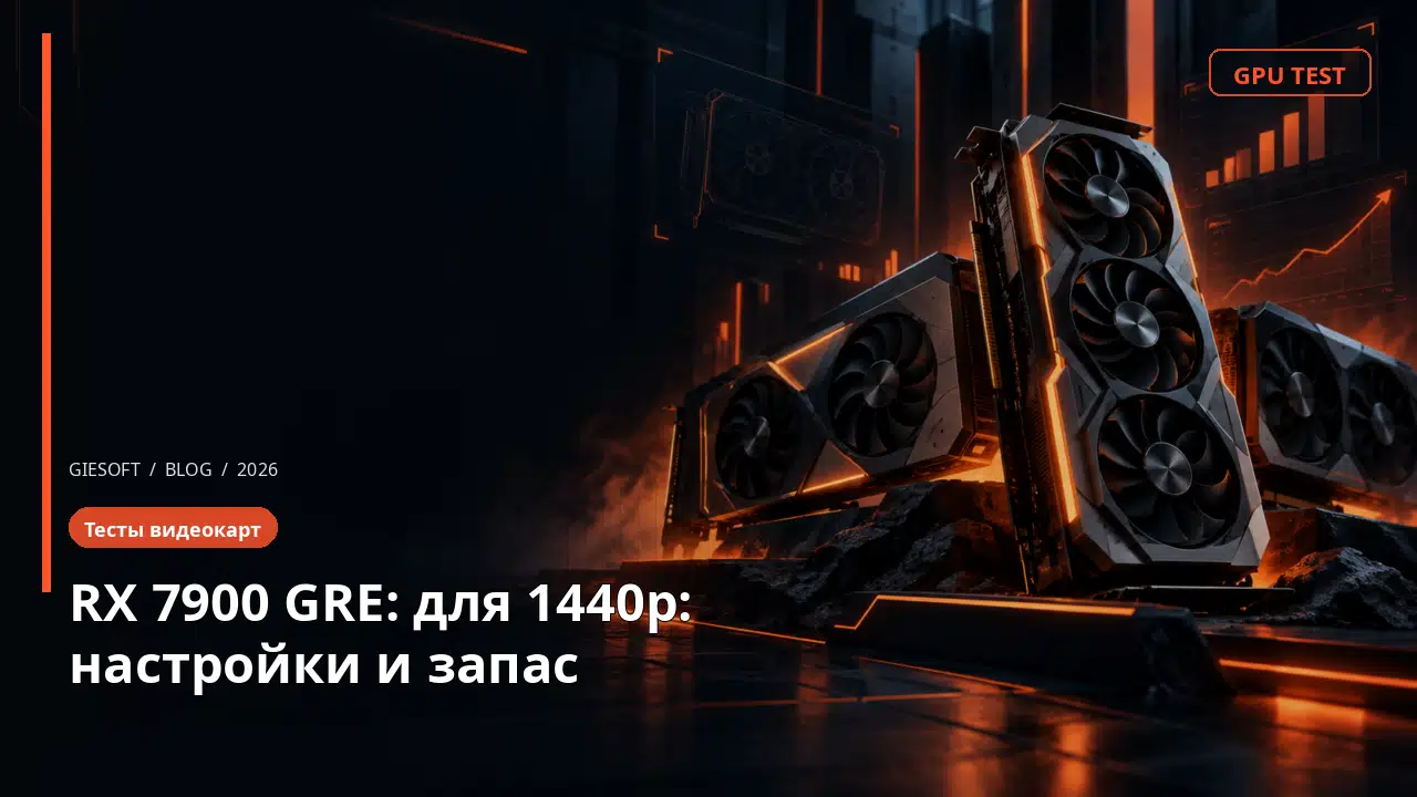 RX 7900 GRE: для 1440p: настройки и запас