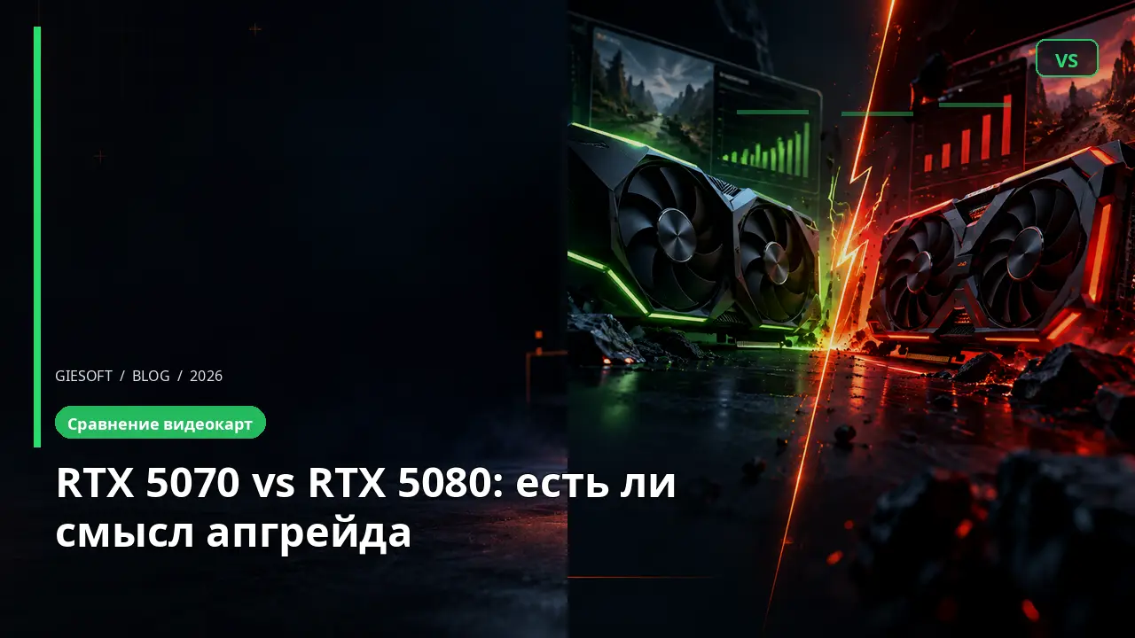 RTX 5070 vs RTX 5080: есть ли смысл апгрейда