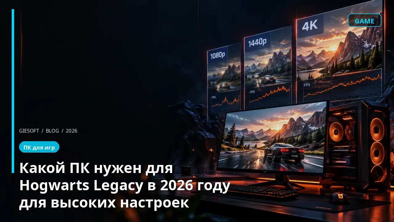Какой ПК нужен для Hogwarts Legacy в 2026 году для высоких настроек