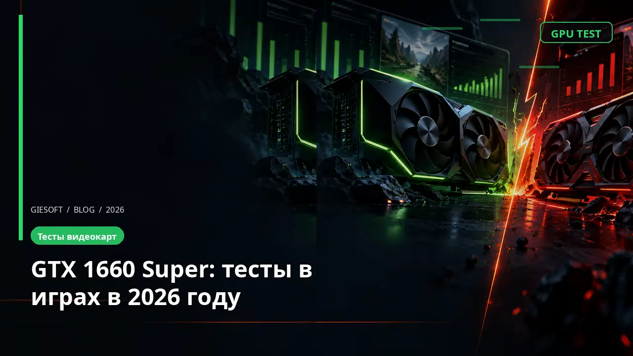 GTX 1660 Super: тесты в играх в 2026 году