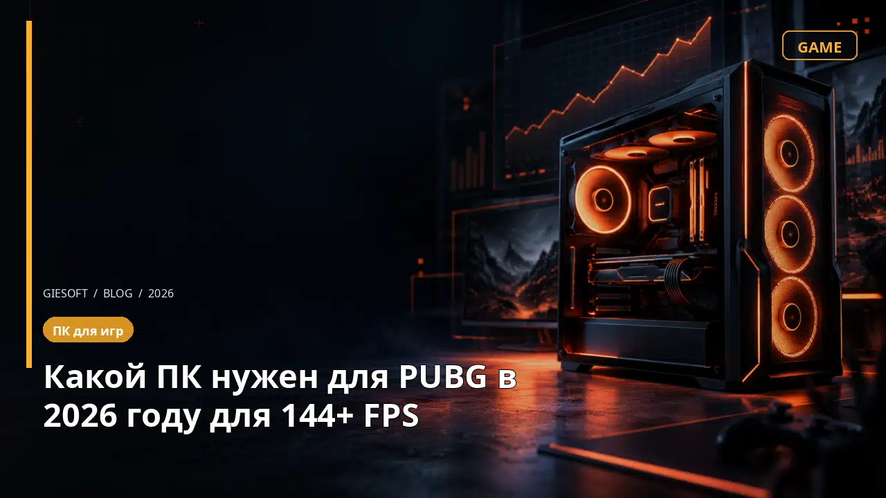 Какой ПК нужен для PUBG в 2026 году для 144+ FPS