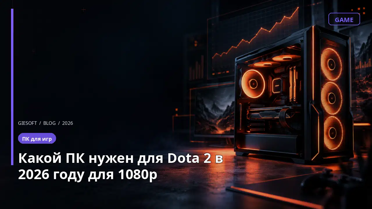 Какой ПК нужен для Dota 2 в 2026 году для 1080p