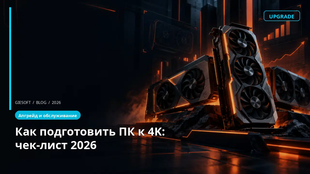 Как подготовить ПК к 4K: чек-лист 2026