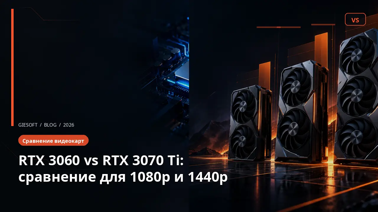 RTX 3060 vs RTX 3070 Ti: сравнение для 1080p и 1440p