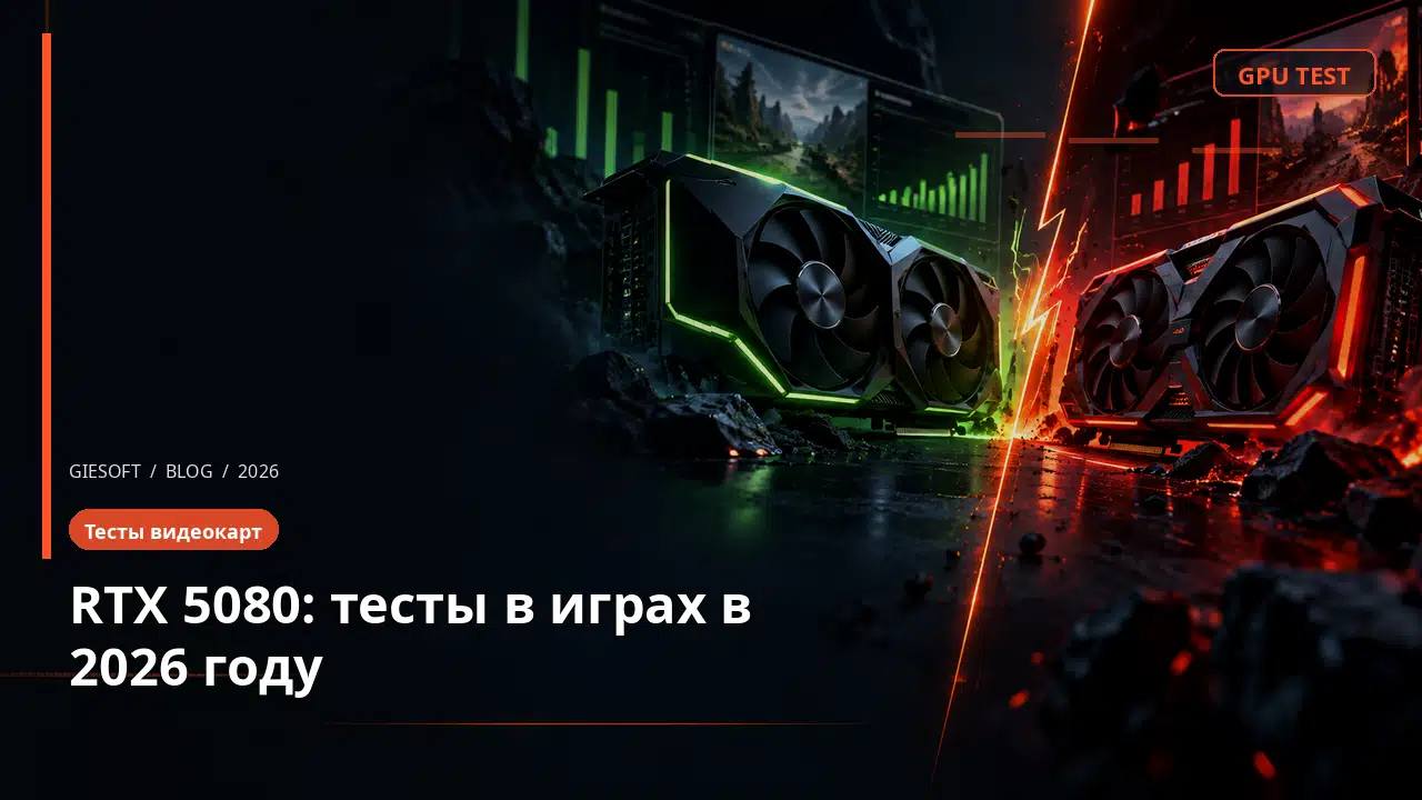 RTX 5080: тесты в играх в 2026 году