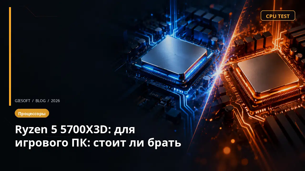 Ryzen 5 5700X3D: для игрового ПК: стоит ли брать