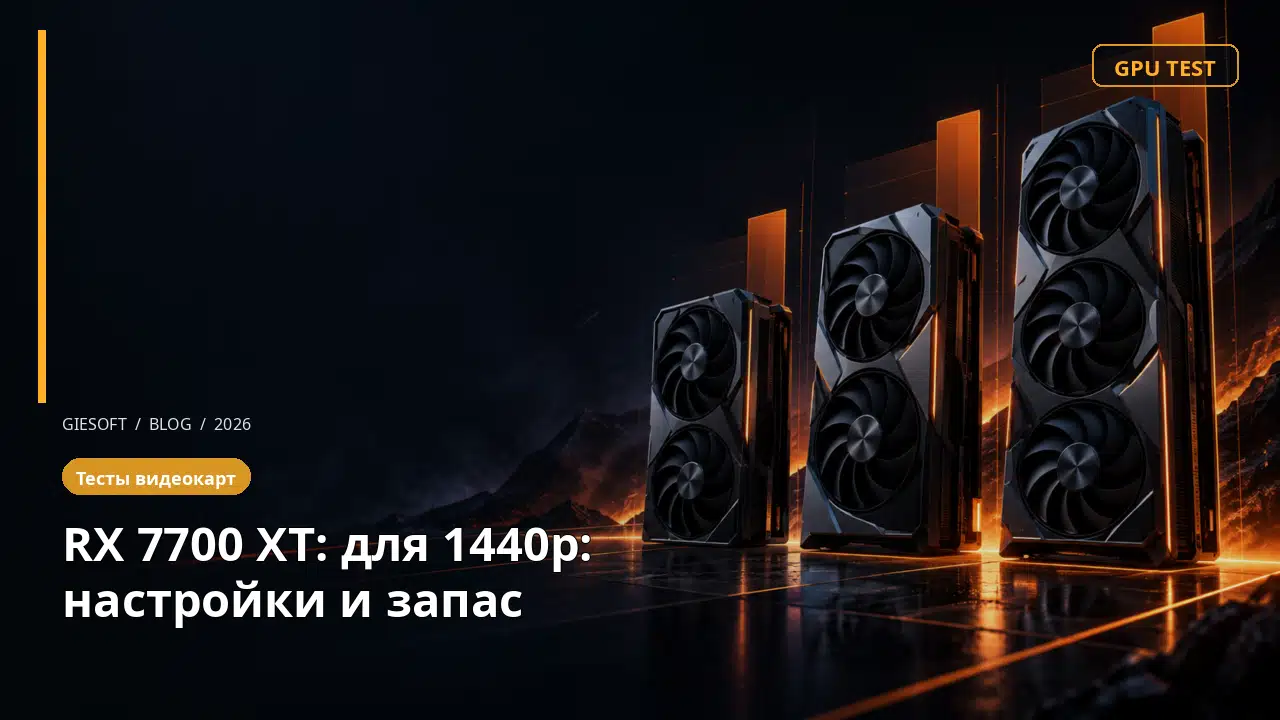 RX 7700 XT: для 1440p: настройки и запас