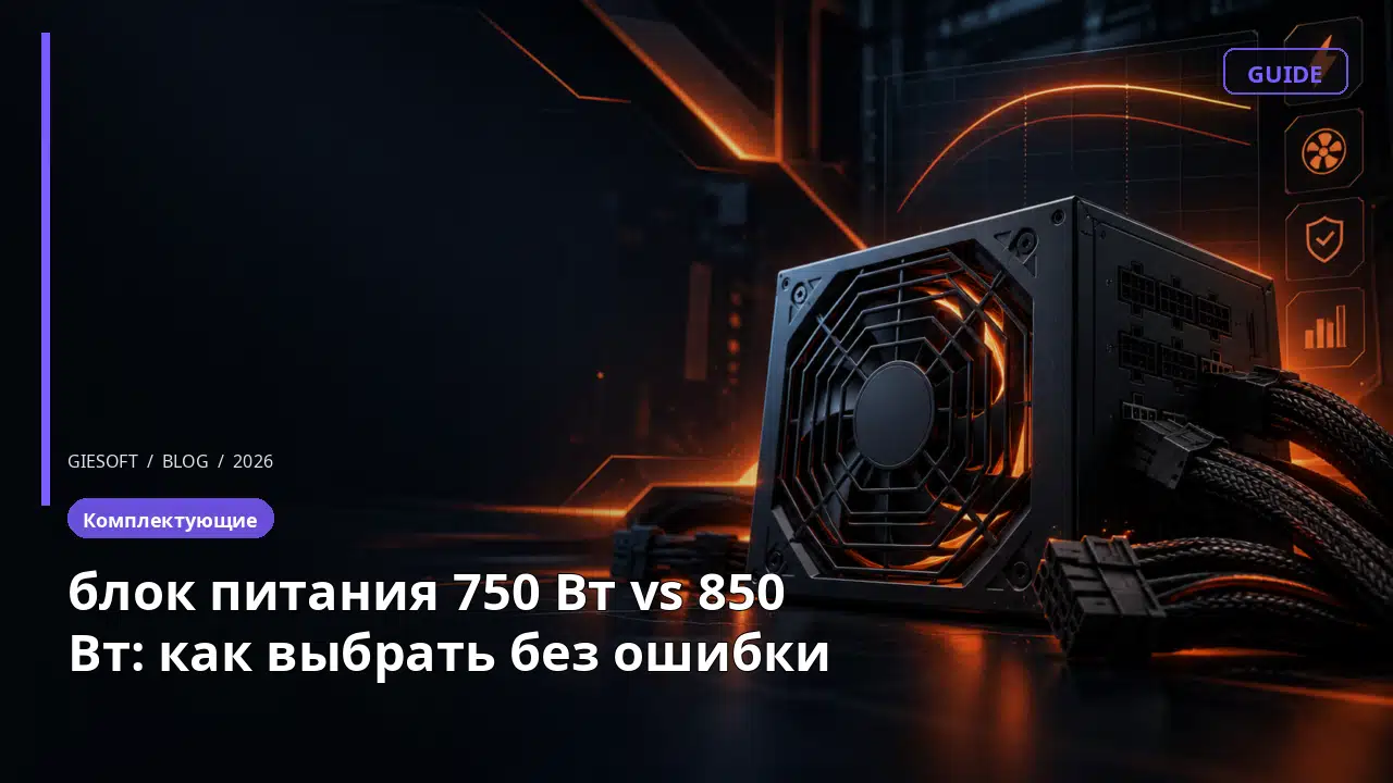 блок питания 750 Вт vs 850 Вт: как выбрать без ошибки