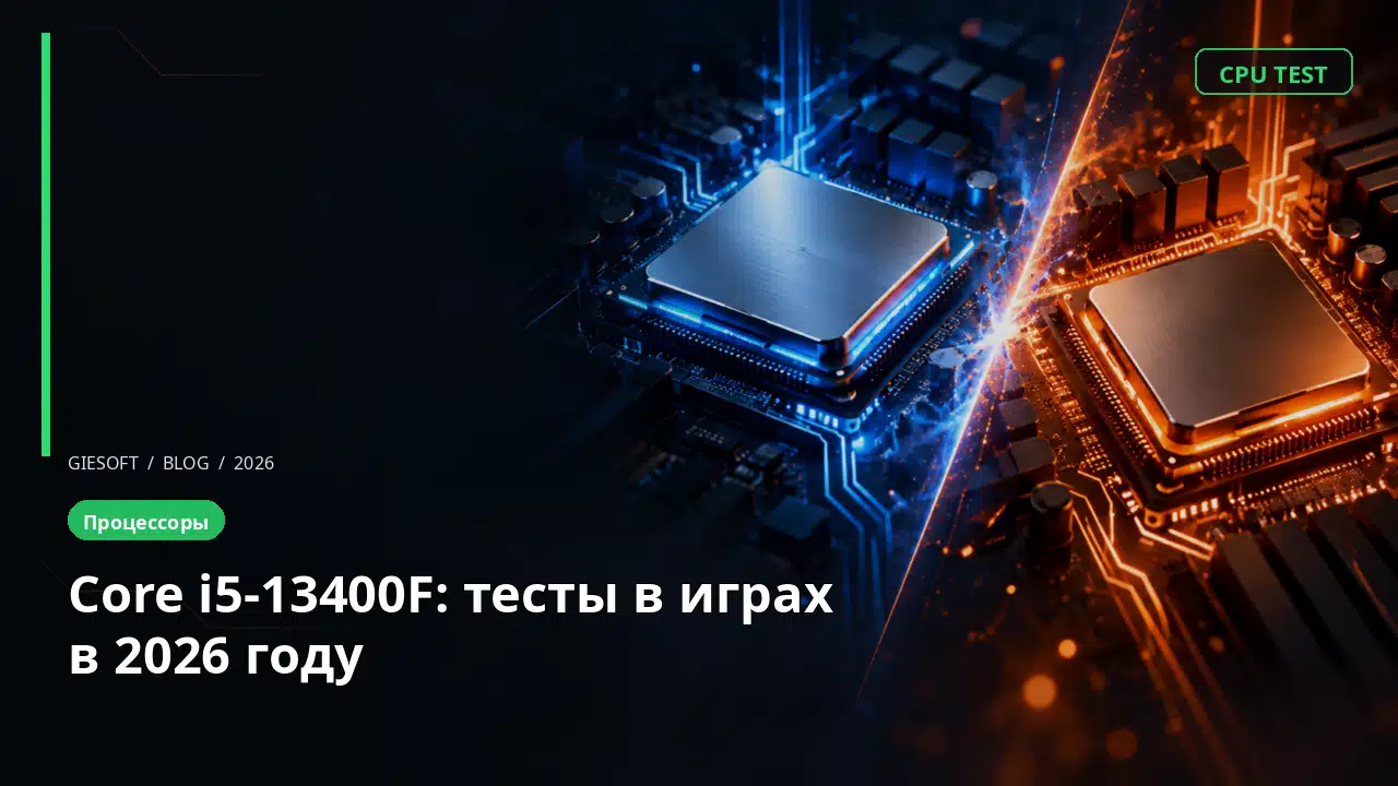 Core i5-13400F: тесты в играх в 2026 году