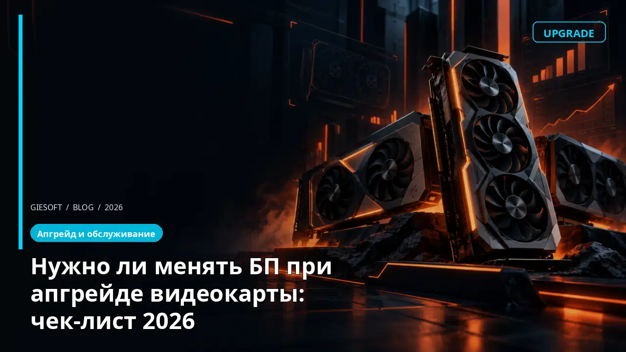 Нужно ли менять БП при апгрейде видеокарты: чек-лист 2026