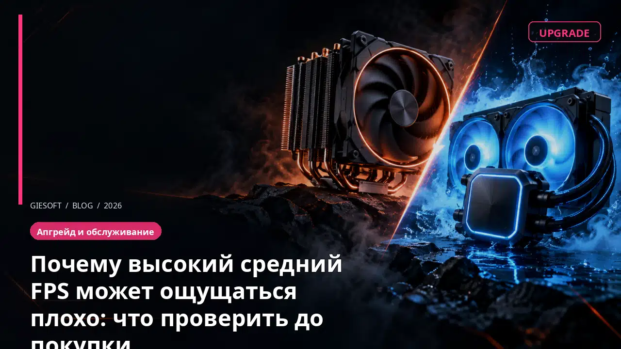 Почему высокий средний FPS может ощущаться плохо: что проверить до покупки