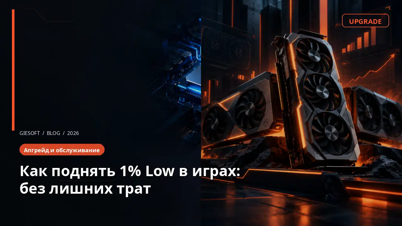 Как поднять 1% Low в играх: без лишних трат