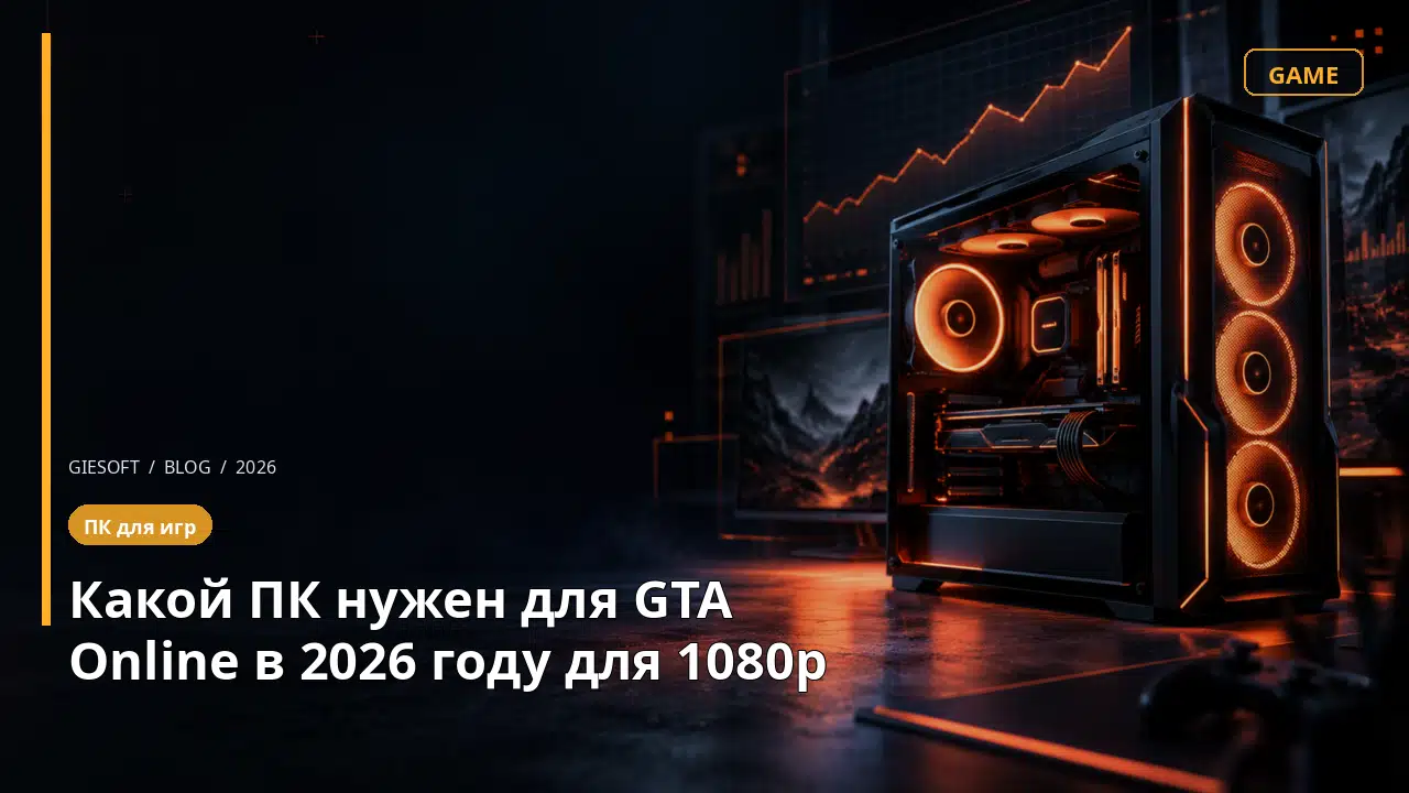 Какой ПК нужен для GTA Online в 2026 году для 1080p
