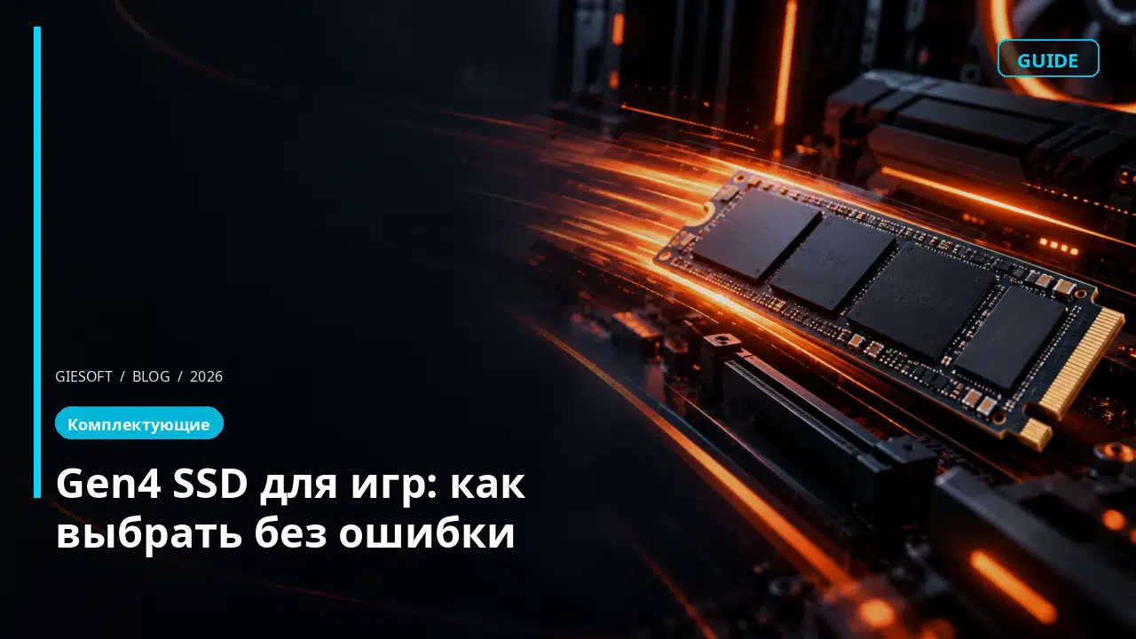Gen4 SSD для игр: как выбрать без ошибки