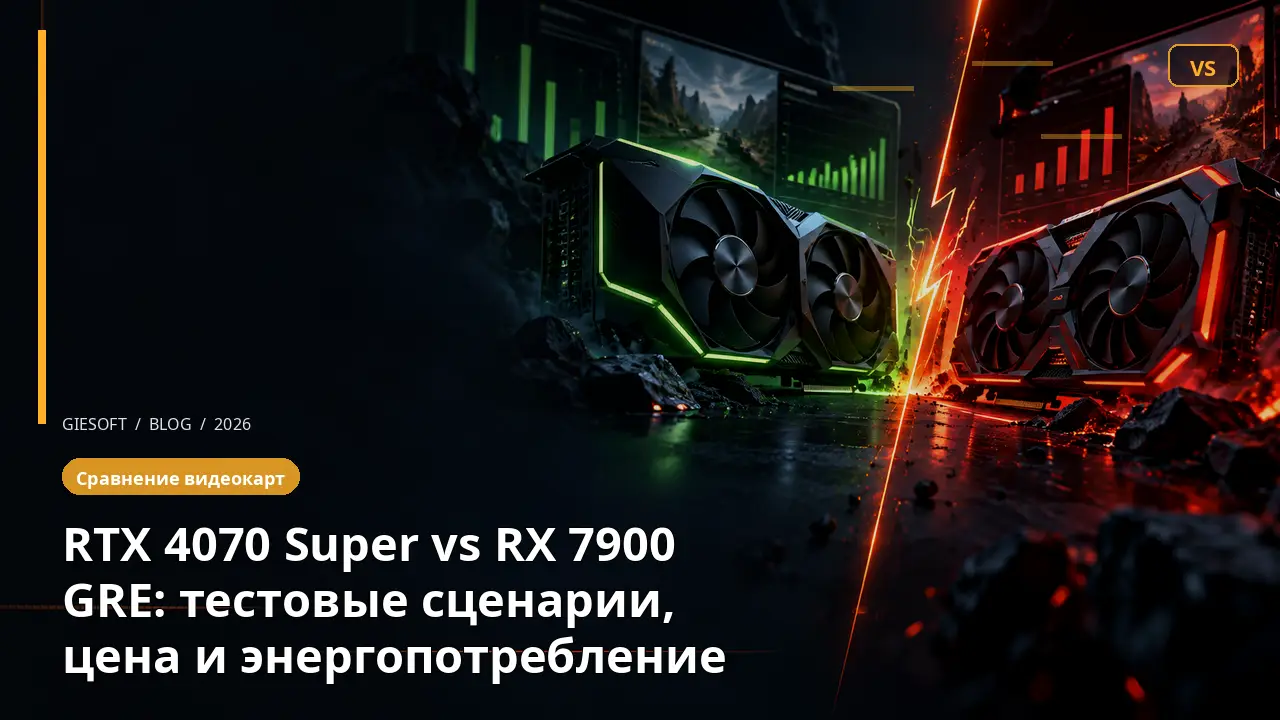 RTX 4070 Super vs RX 7900 GRE: тестовые сценарии, цена и энергопотребление