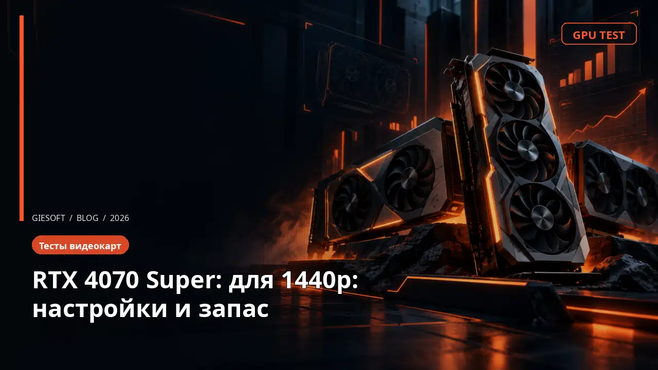 RTX 4070 Super: для 1440p: настройки и запас