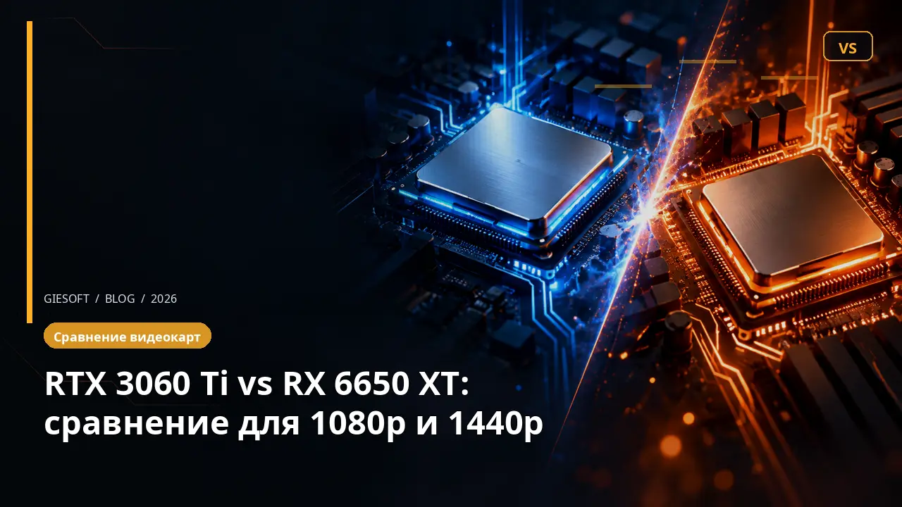 RTX 3060 Ti vs RX 6650 XT: сравнение для 1080p и 1440p