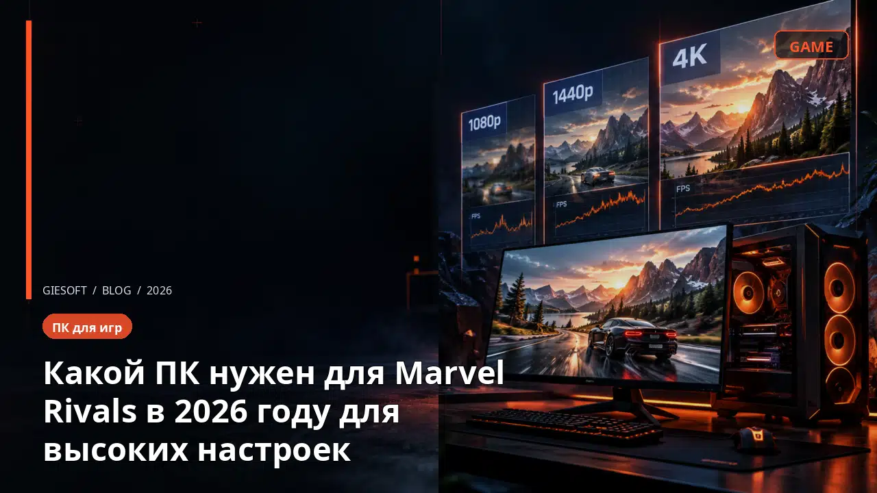 Какой ПК нужен для Marvel Rivals в 2026 году для высоких настроек