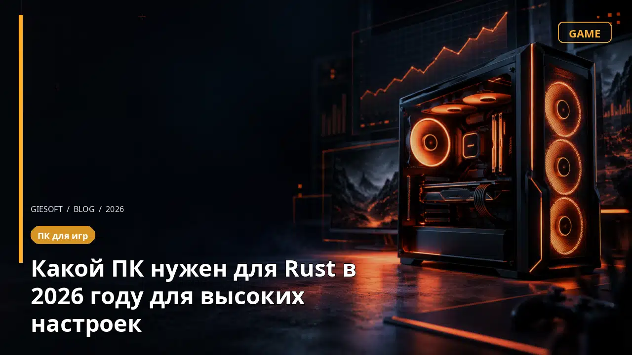 Какой ПК нужен для Rust в 2026 году для высоких настроек