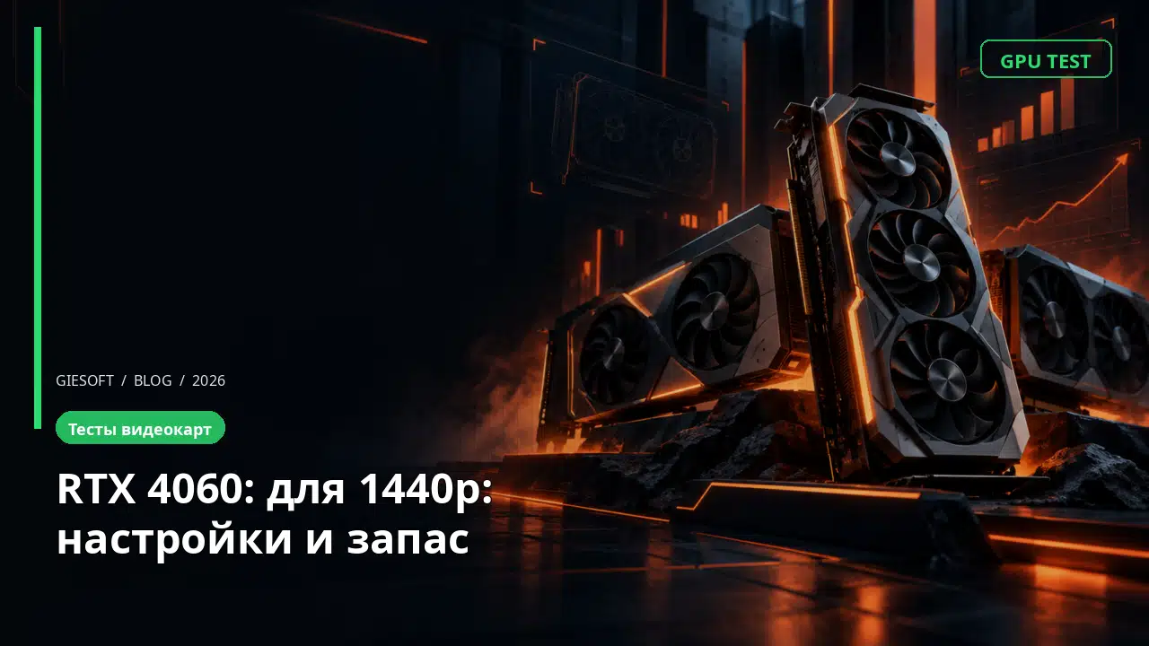 RTX 4060: для 1440p: настройки и запас