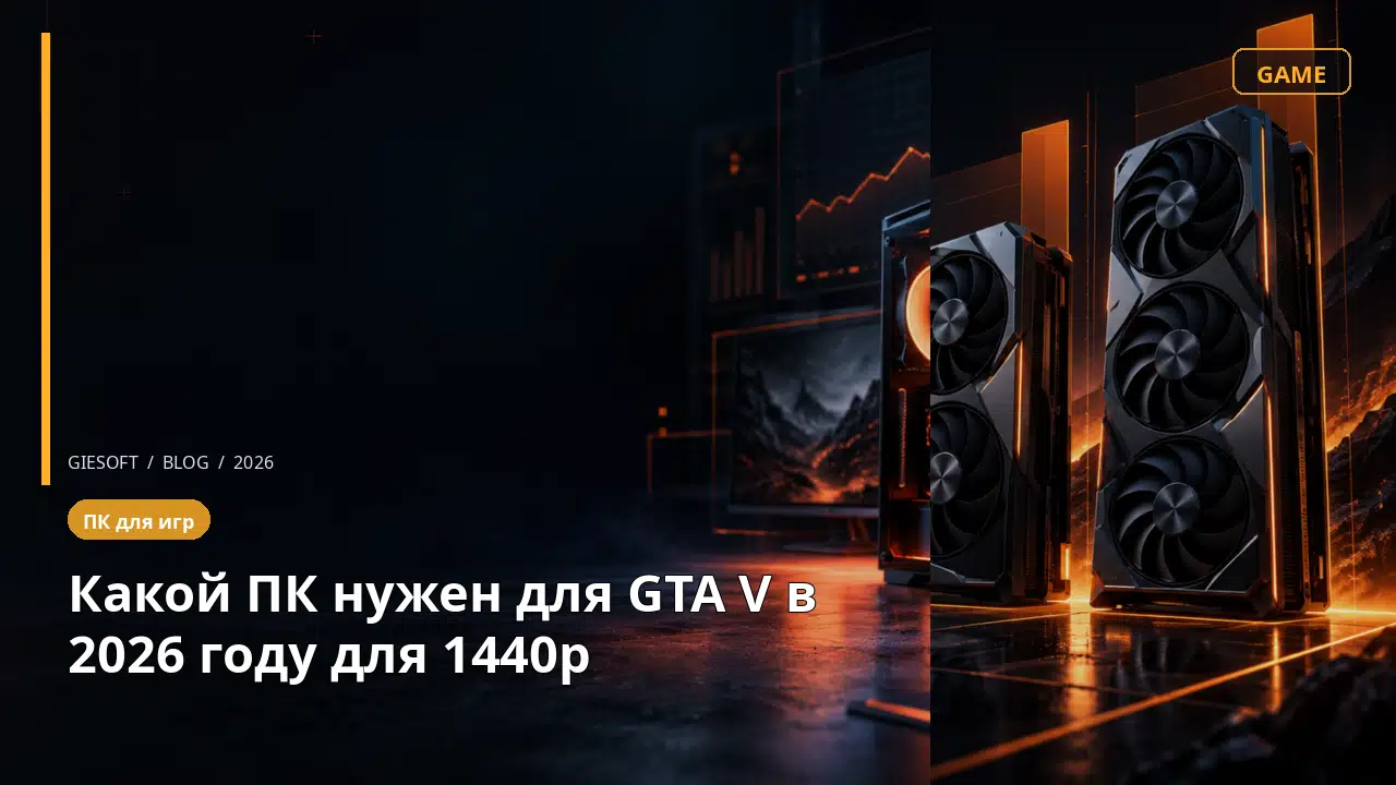 Какой ПК нужен для GTA V в 2026 году для 1440p